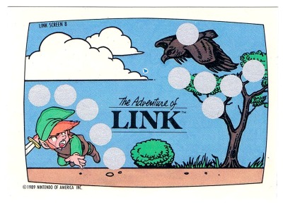 The Legend of Zelda 2 - The Adventure of Link - Rubbelkarte - Nintendo Game Pack Series 1 - 80s