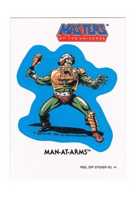 Man-At-Arms Sticker von Topps - Masters of the Universe