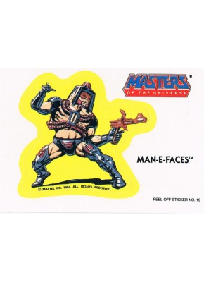 Man-E-Faces Sticker von Topps - Masters of the Universe