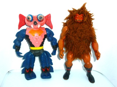 Masters of the Universe - Mantenna &amp; Grizzlor - He-Man MOTU - Stark bespielte Vintage Figuren