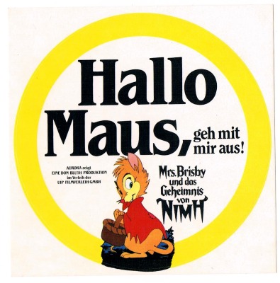 Hallo Maus, geh mit mir aus - Mrs. Brisby und das Geheimnis von NIMH - Sticker
