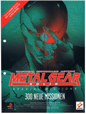 Metal Gear Solid - advertising page PS1