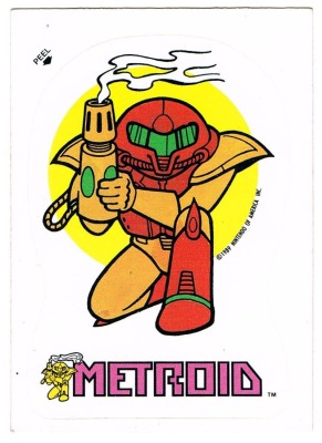 Metroid - Sticker O-Pee-Chee / Nintendo 1989 - Nintendo Game Pack Serie 2 - 80er Trading Card