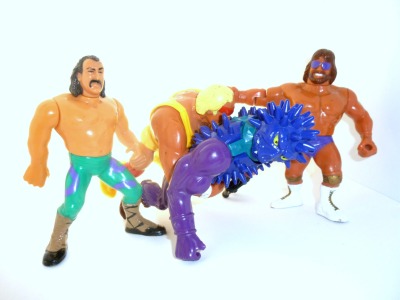 Spikor vs. Macho Man Randy Savage, Jake The Snake Roberts, Hulk Hogan - WWF Wrestling /