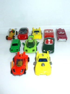Mini plastic cars