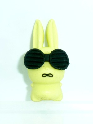 Bunny with sunglasses - eraser -