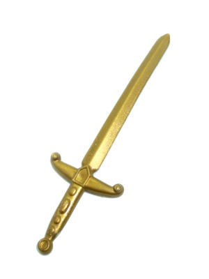 Dragonman goldenes Schwert / Waffe Soma 1983 - Fantasy World - 80er Zubehör