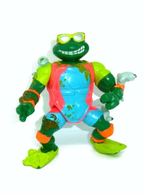 Mike, the Sewer Surfer - Michelangelo 1990 Mirage Studios / Playmates Toys - Teenage Mutant Ninja