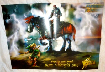 Nintendo Zelda Ocarina of time / Konami Silent Hill - Mega Fun - Poster