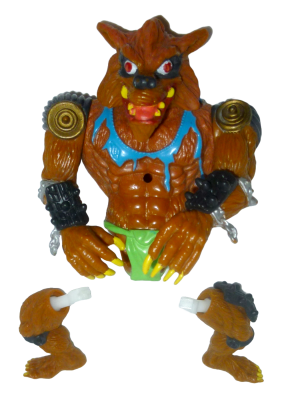 Rahzar - defekt 1991 Mirage Studios / Playmates Toys - Teenage Mutant Ninja Hero Turtles - 90er