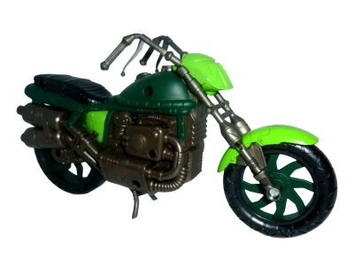 Motorcycle - green Bike 2012 Viacom, Playmates - Teenage Mutant Ninja Turtles - 2010s Vehicle