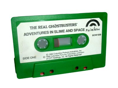 The Real Ghostbusters Adventures in Slime &amp; Space rainbow 1988 - The Real Ghostbusters - 80er Kass