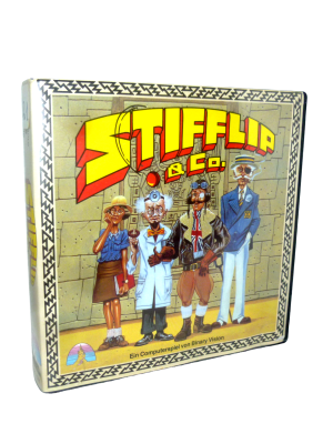 Stifflip &amp; Co - Cassette / Datasette Binary Vision/Place Software 1987 - Commodore 64 / C64
