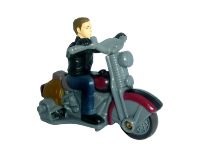 Mutt Williams Motorrad - Burger King Figur 2008 - Indiana Jones - 2000er Figur