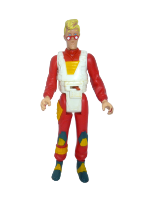 Egon Spengler - screaming heroes - defective Kenner - The Real Ghostbusters - 80s action figure