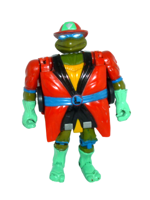 Road Ready Leo - defective 1993 Mirage Studios / Playmates Toys - Teenage Mutant Ninja Hero