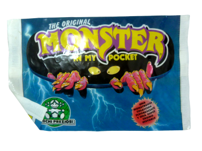 Empty Spanish figure pack - Monster in my Pocket - Series 1