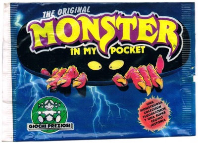 Leere spanische Figurenpackung - Monster in my Pocket - Serie 1
