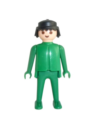 Figure with green clothes Geobra 1974 - Playmobil