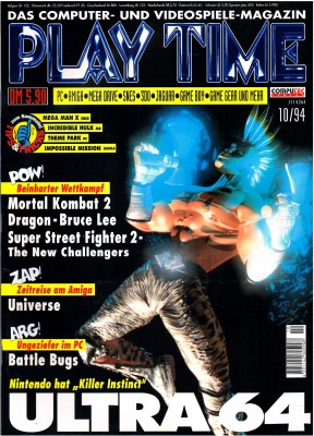 Play Time - Das Computer- und Videospiele-Magazin - Ausgabe 10/94 1994