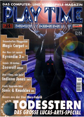 Play Time - Das Computer- und Videospiele-Magazin - Ausgabe 12/94 1994