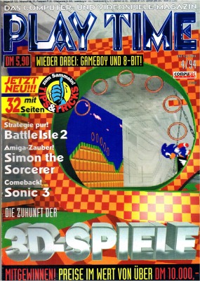 Play Time - Das Computer- und Videospiele-Magazin - Ausgabe 4/94 1994