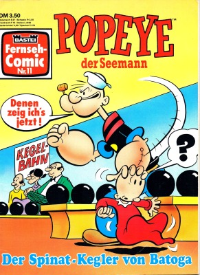 Popeye der Seemann Comic - Seiten fehlen