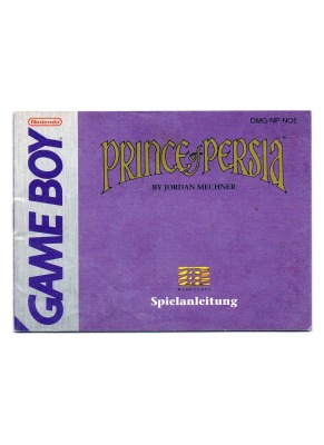 Prince of Persia - Bedienungsanleitung / Spielanleitung - Nintendo Game Boy