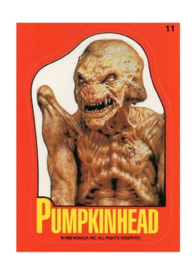 Pumpkinhead / Das Halloween Monster - Sticker - Topps Fright Flicks