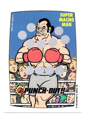 Punch Out Rubbelkarte - Screen 9 Topps / Nintendo 1989 - Nintendo Game Pack Serie 1 - 80er Trading