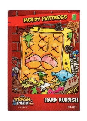 Hard Rubbish / Moldy Mattress - The Trash Pack Trading Cards - Series 2