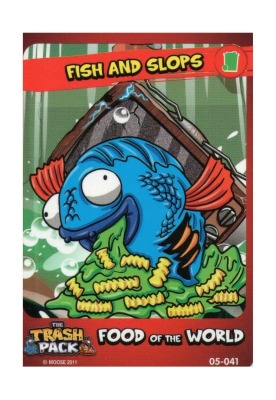 Fish and Slops / Food of the World - The Trash Pack Trading Cards - Series 2