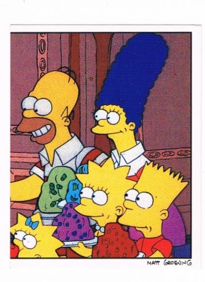 Panini Sticker No. 107 - The Simpsons 1991