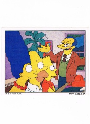 Panini Sticker No. 83 - The Simpsons 1991