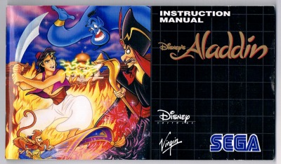 Disneys Aladdin - Bedienungsanleitung / Spielanleitung - Sega Mega Drive