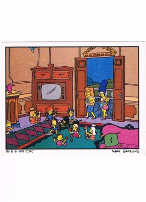 Panini Sticker No. 110 - The Simpsons 1991