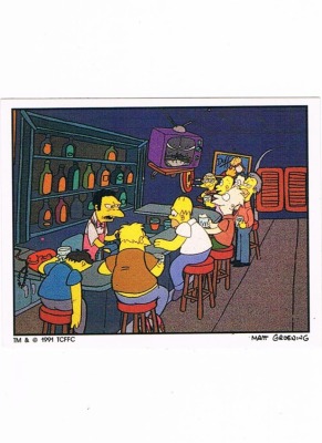 Panini Sticker Nr. 128 - The Simpsons 1991