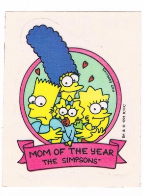 Panini Sticker Nr. 156 - The Simpsons 1991