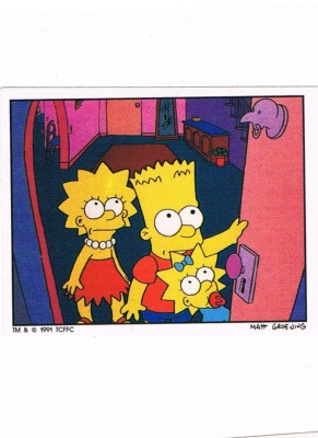 Panini Sticker Nr. 19 - The Simpsons 1991