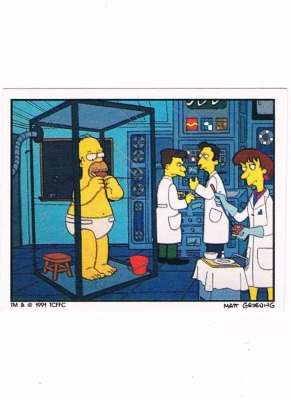 Panini Sticker Nr. 202 - The Simpsons 1991