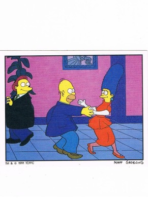Panini Sticker Nr. 37 - The Simpsons 1991