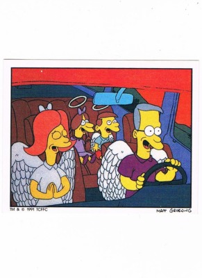 Panini Sticker Nr. 121 - The Simpsons 1991