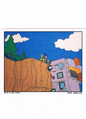 Panini Sticker Nr. 170 - The Simpsons 1991