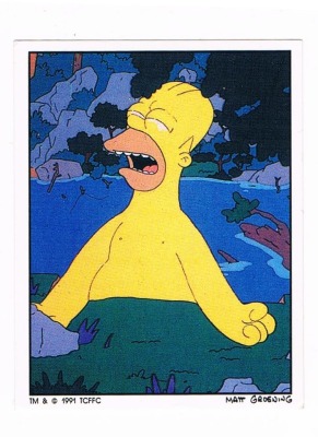 Panini Sticker Nr 178 - The Simpsons 1991