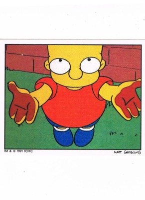 Panini Sticker Nr. 69 - The Simpsons 1991