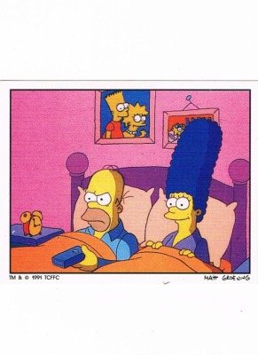 Panini Sticker No. 204 - The Simpsons 1991