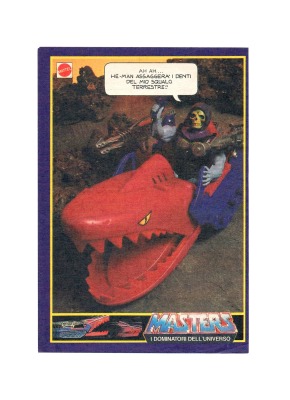 Battle Armor Skeletor &amp; Landshark - Italian advertising site - Masters of the Universe - 80s