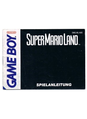 Super Mario Land - Bedienungsanleitung / Spielanleitung - Nintendo Game Boy