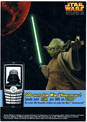 Star Wars Episode III - Mobile Phone Promotional Flyer