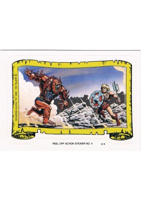 Beast Man Sticker von Topps - Masters of the Universe